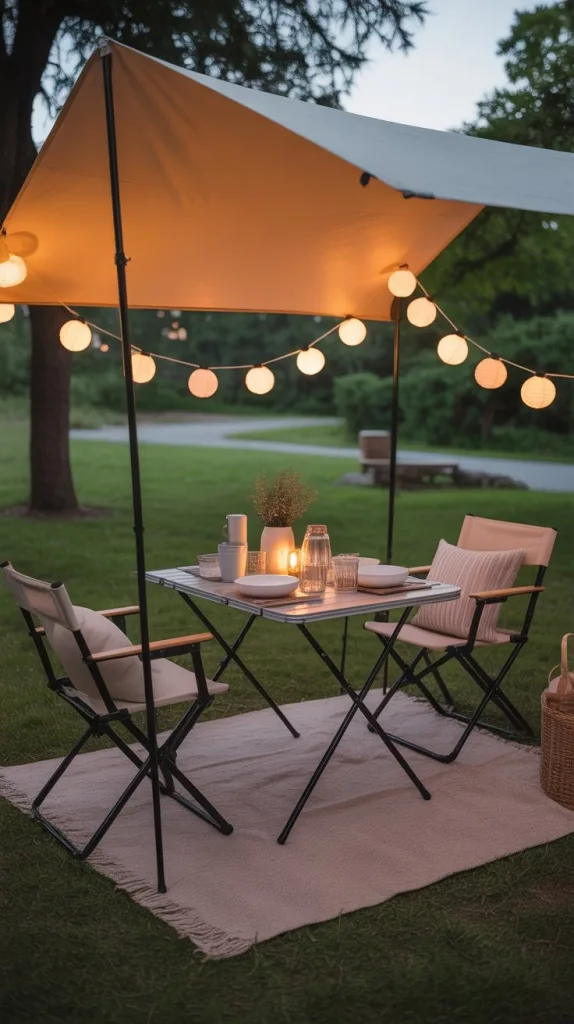 Camping Vibes: 10 Inspiring Ways to Connect with Nature 5 Outdoor Dining Corner