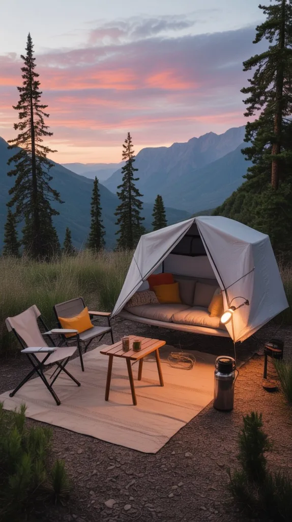 Camping Vibes: 10 Inspiring Ways to Connect with Nature 9 Minimalist Camping Setup