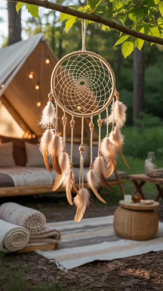 Luxury Camping: 10 Dreamy Setups for a Premium Camping Escape 8 Set Up a Dream Catcher