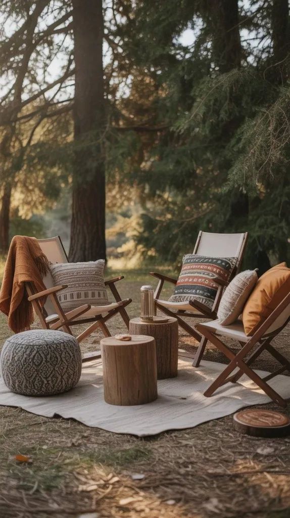 Luxury Camping: 10 Dreamy Setups for a Premium Camping Escape 2 Create a Chic Seating Area