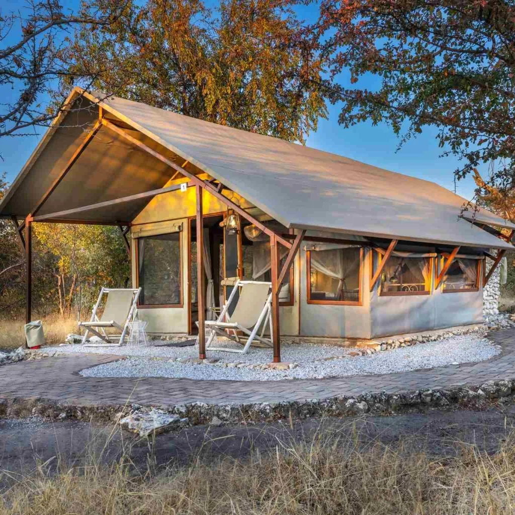 Safari-Style Canvas Camping House