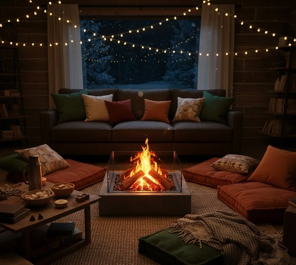 Indoor Campfire Night