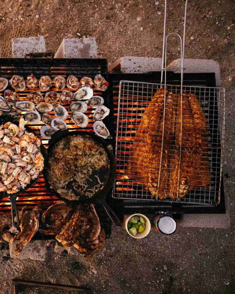 Camping Instagram Pictures: 10 Creative Angles to Boost Your Aesthetic 7 Camp Cooking Flatlay