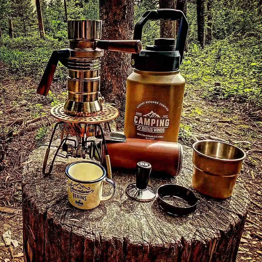 Camping Instagram Pictures: 10 Creative Angles to Boost Your Aesthetic 3 Morning Coffee by the Campfire