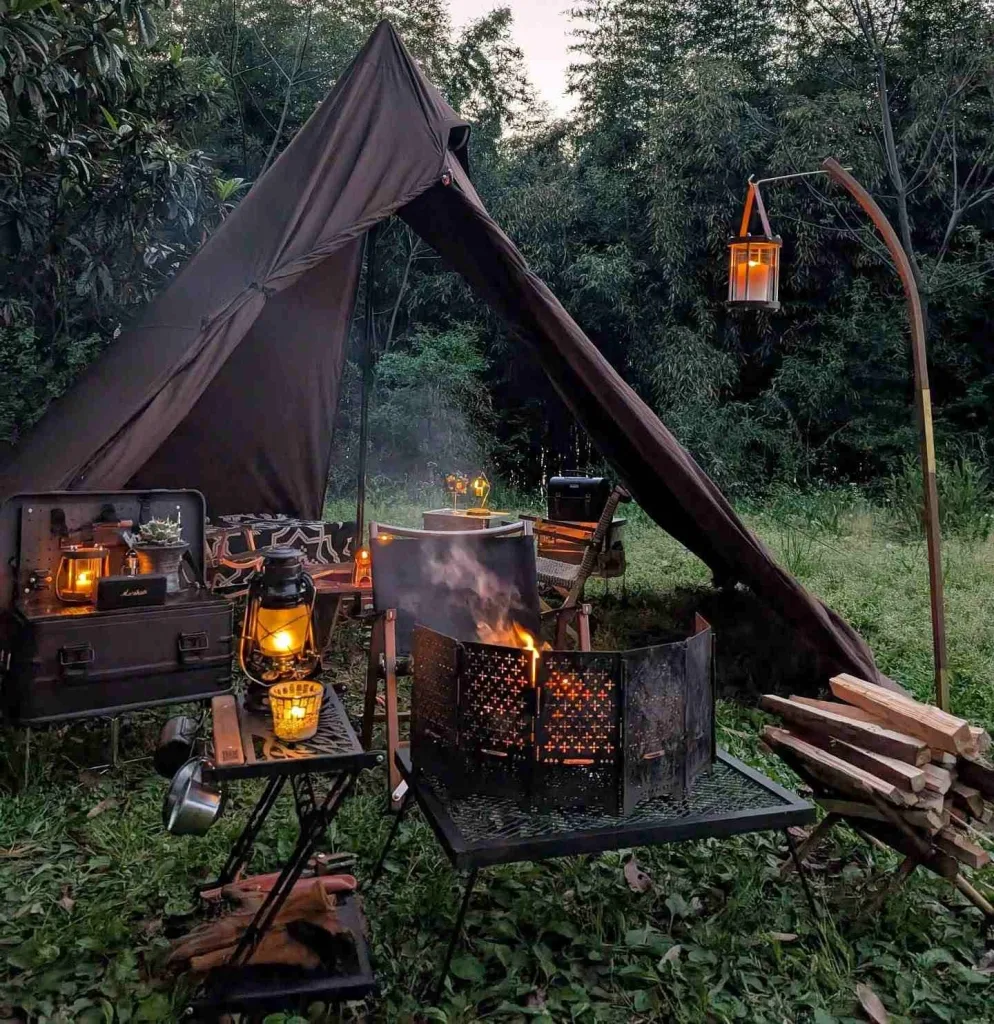 Halloween Camping: 10 Spooky Ideas for a Night in the Woods 7 Blacklight Tent Zone