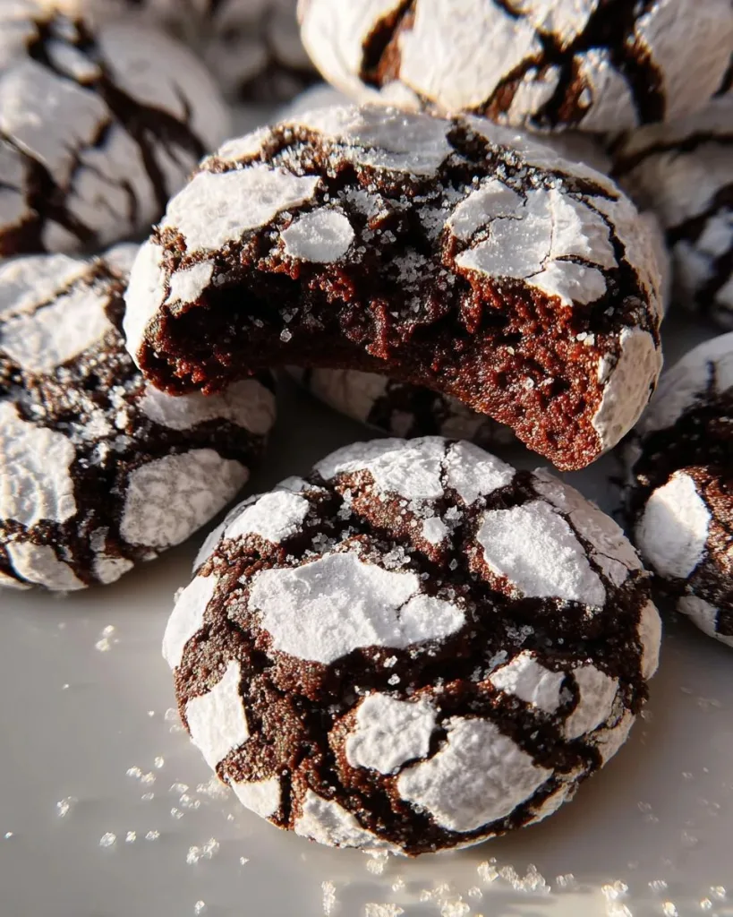 Bourbon Dark Chocolate Crack Cookies