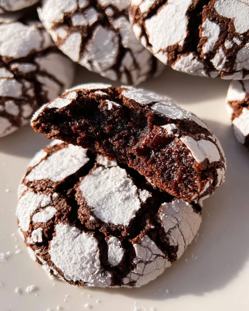 Bourbon Dark Chocolate Crack Cookies