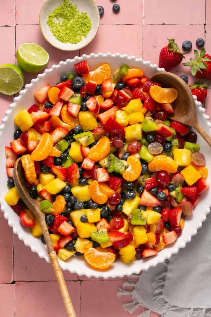 Jamaican Fruit Salad with Lime and Honey