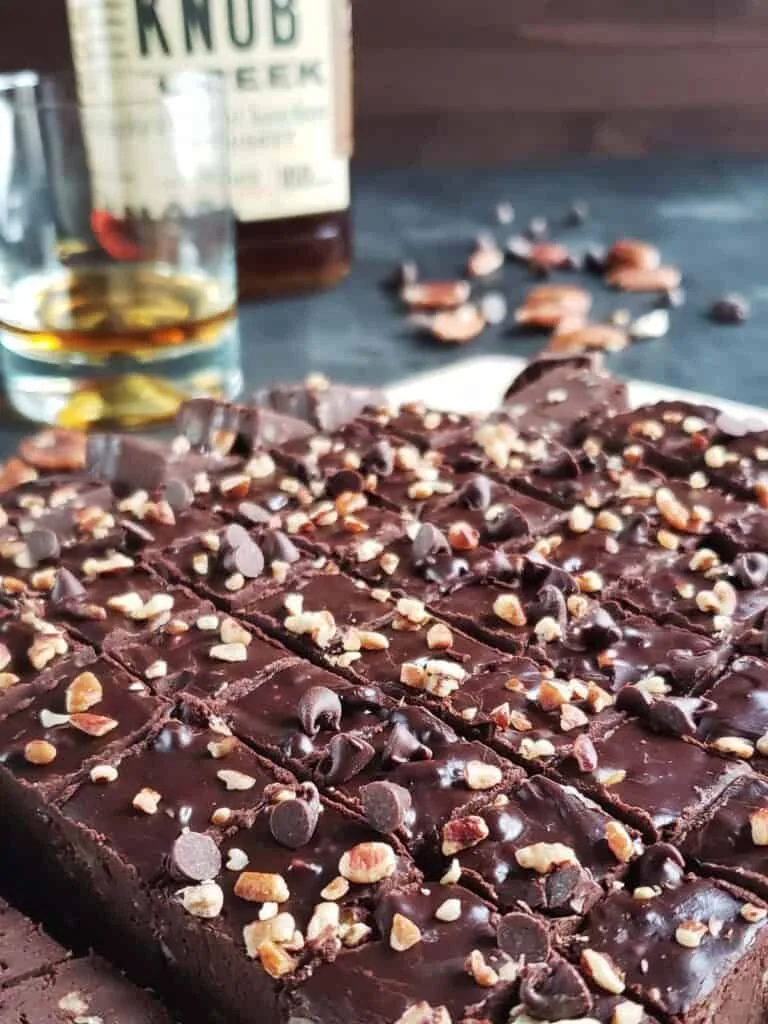 Salted Bourbon Fudge