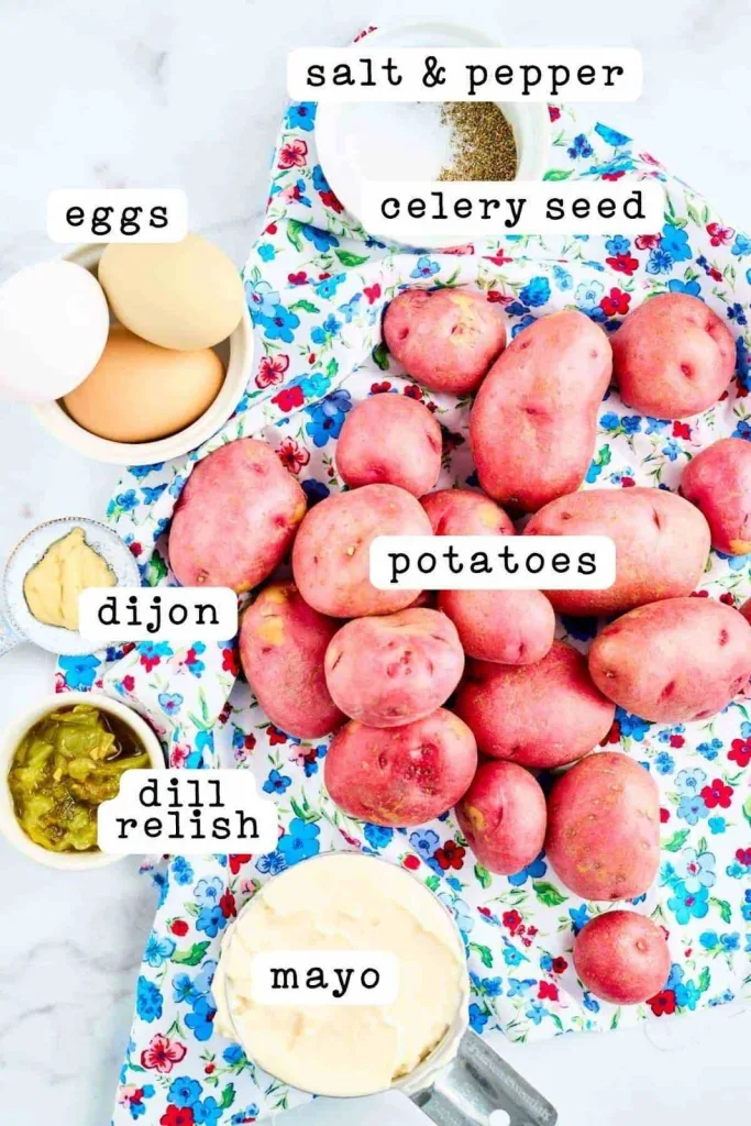 Red Hot And Blue Redskin Potato Salad Recipe