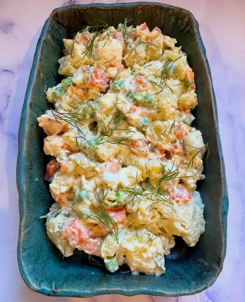 Red Hot And Blue Redskin Potato Salad Recipe