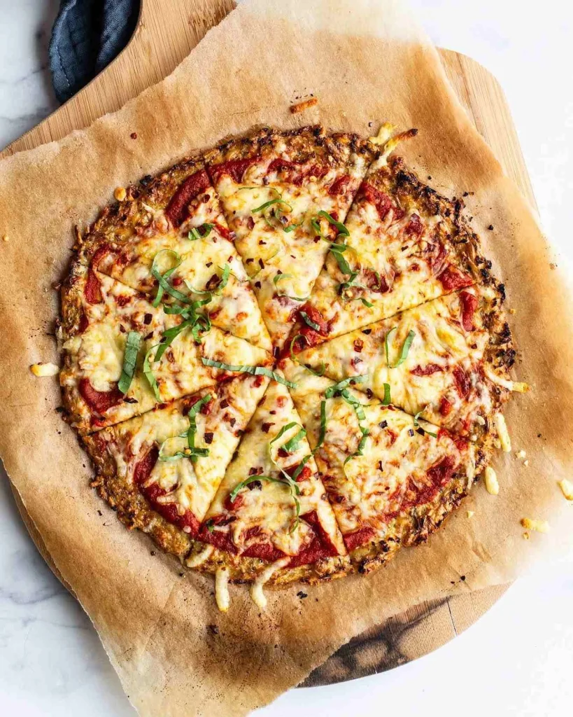 Lean and Green Cauliflower Pizza Recipe