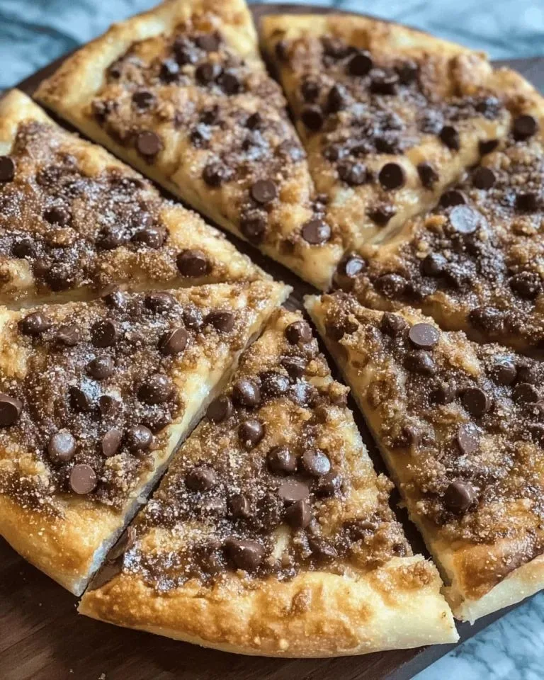 Pizza Inn Chocolate Chip Pizza Recipe