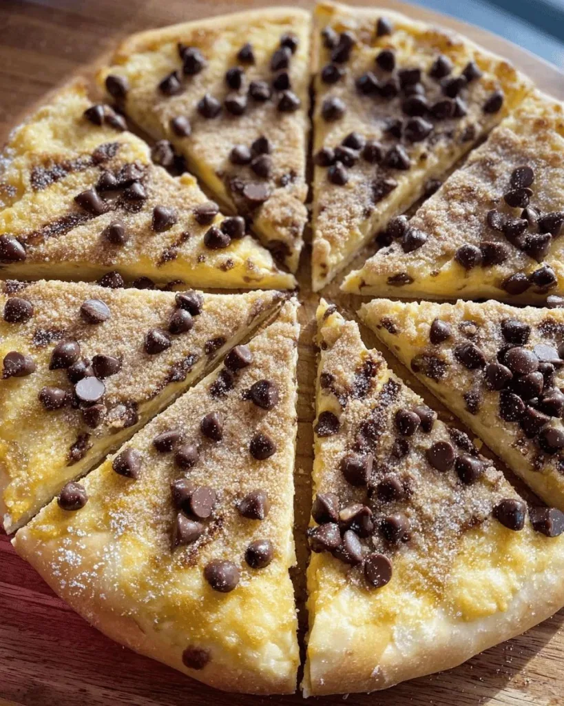 Pizza Inn Chocolate Chip Pizza Recipe