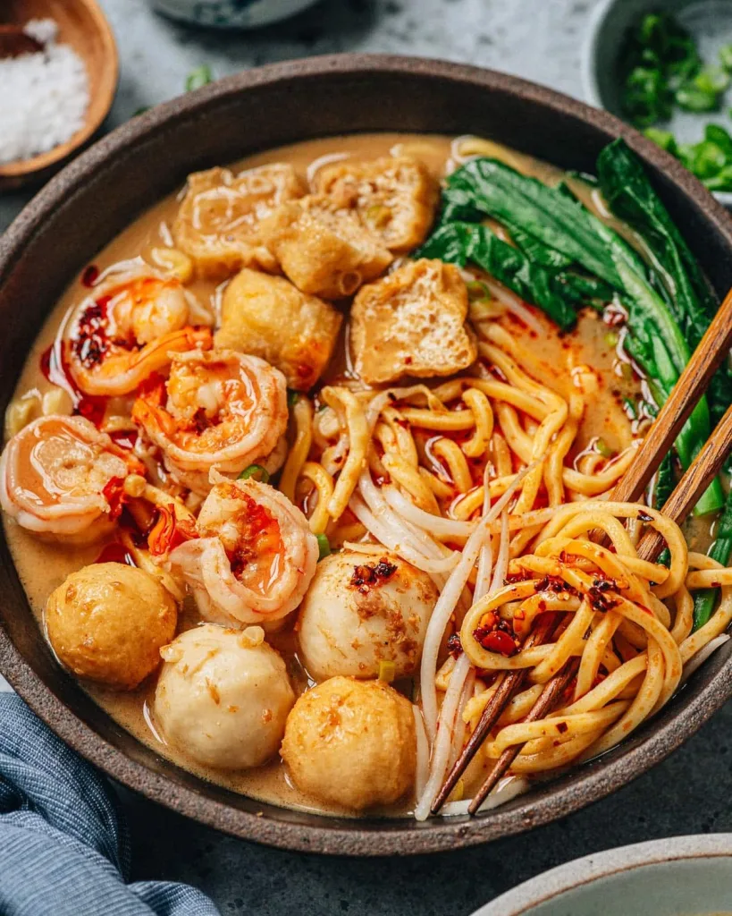 Shrimp Yat Gaw Mein Soup Recipe