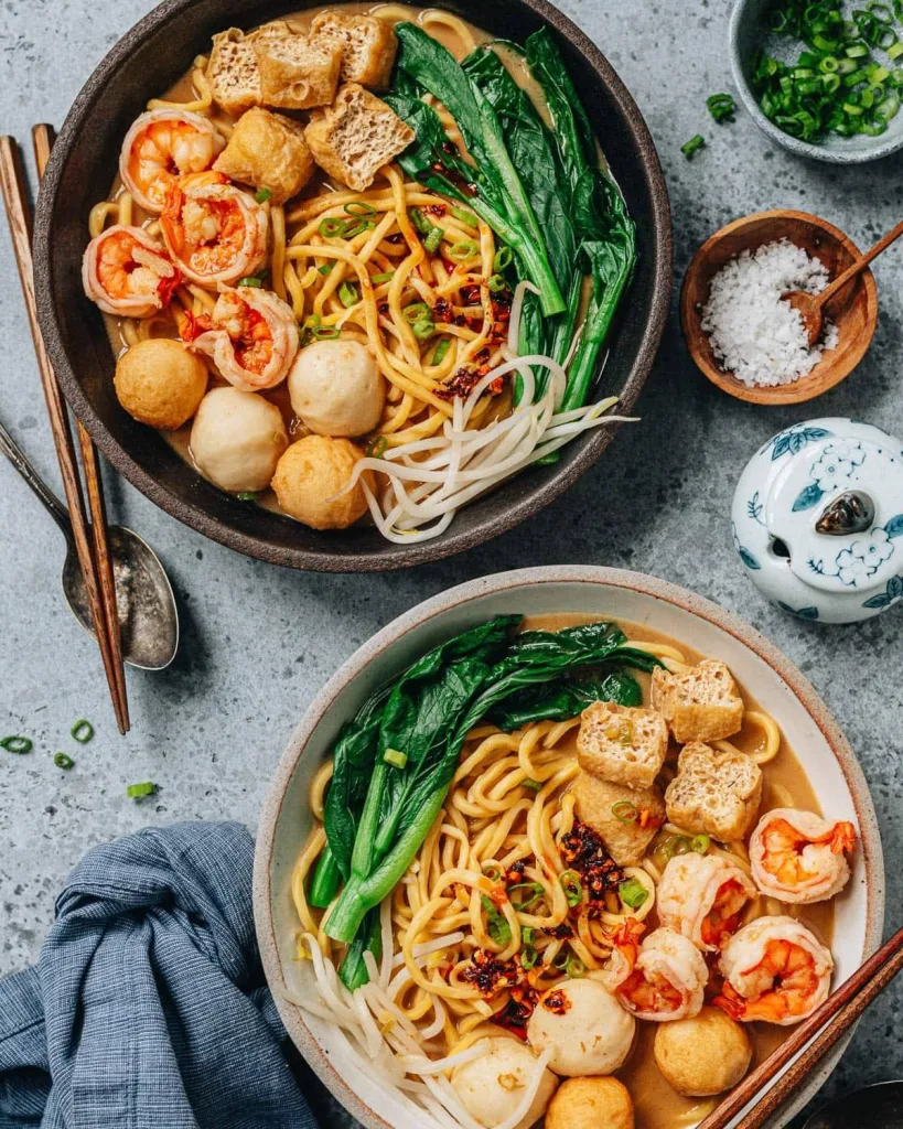 Shrimp Yat Gaw Mein Soup Recipe