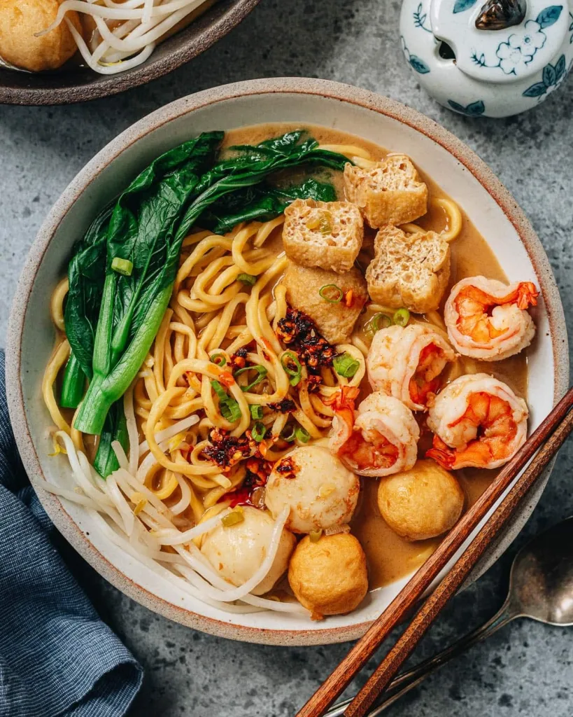 Shrimp Yat Gaw Mein Soup Recipe