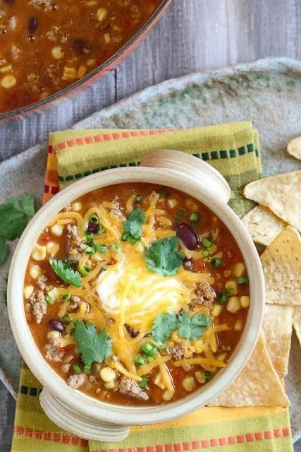 Skinnytaste Turkey Chili Taco Soup