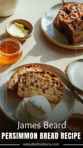 James Beard Persimmon Bread Recipe