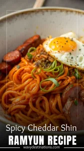 Spicy Cheddar Shin Ramyun Recipe