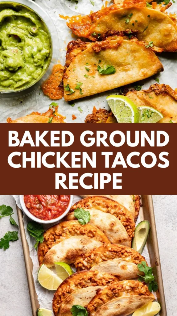Baked Ground Chicken Tacos Recipe