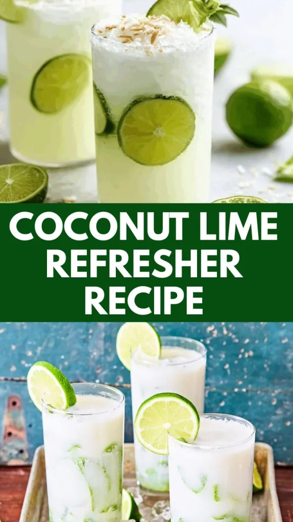 Coconut Lime Refresher Recipe