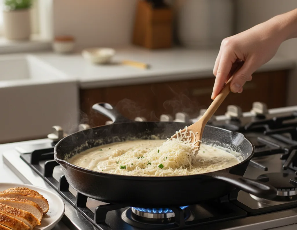 Create the Creamy Sauce