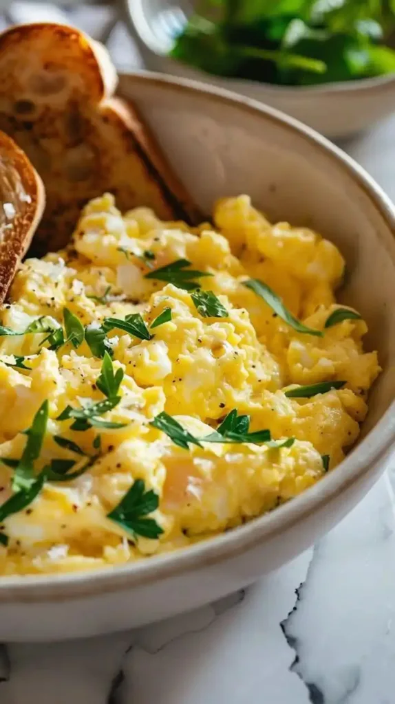 Creme Fraiche Scrambled Eggs