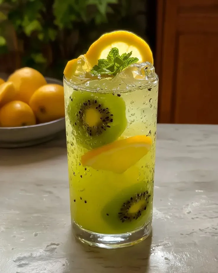 Fresh & Sweet Kiwi Lemonade Recipe