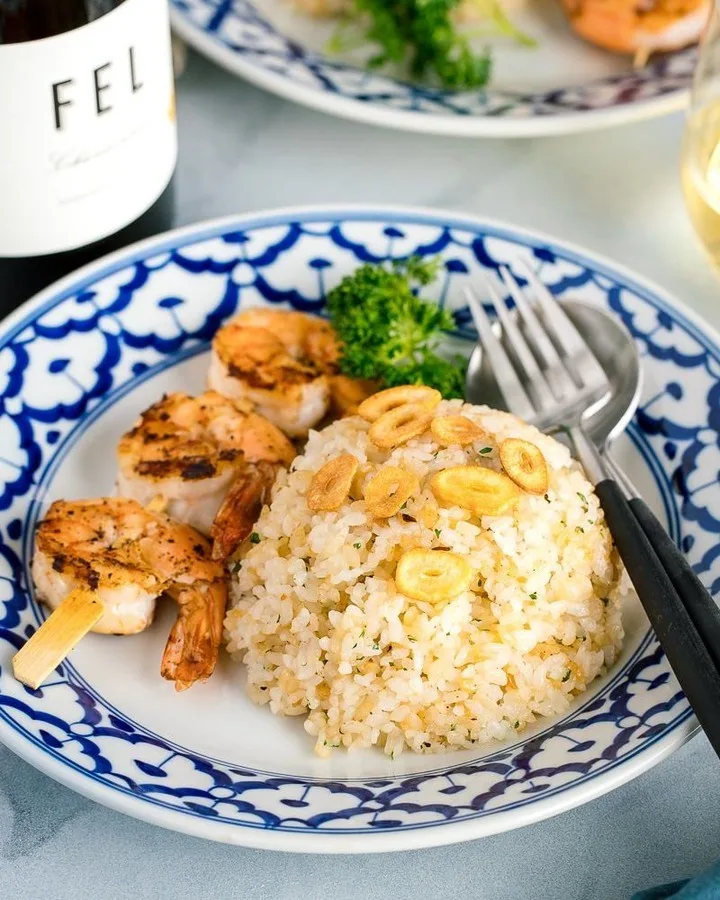 Japanese Garlic Fried Rice Recipe