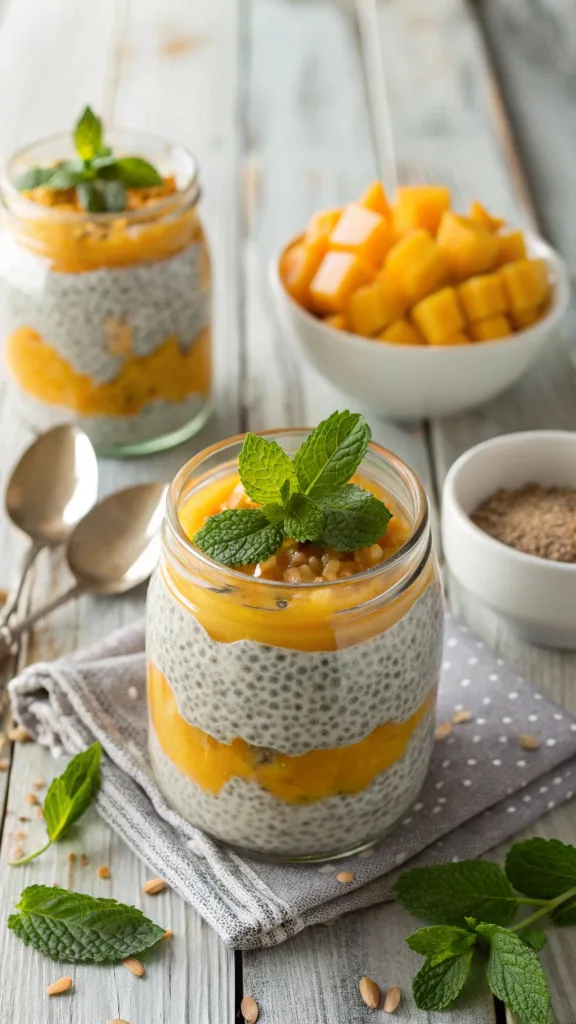 Mango Chia Pudding Cups Recipe
