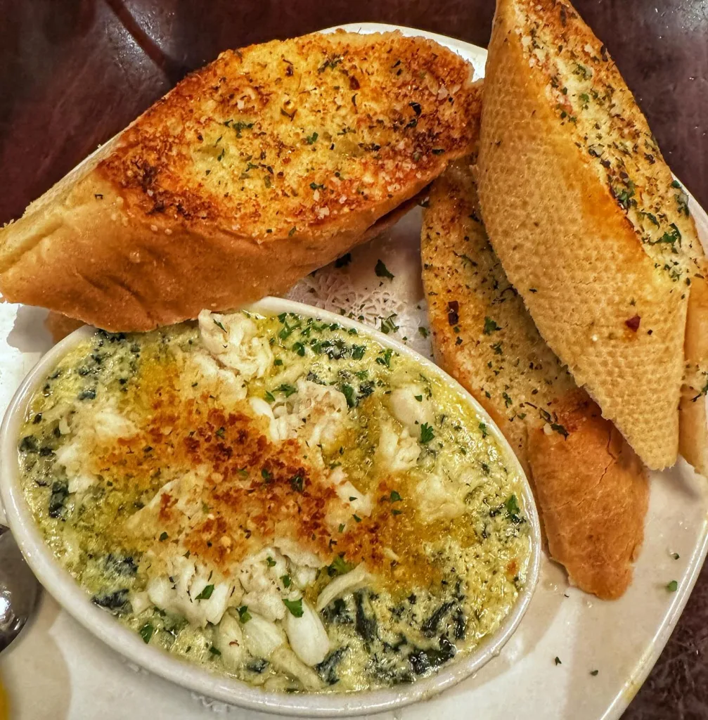Pappadeaux Crab and Spinach Dip Recipe