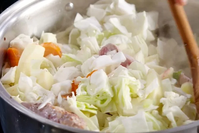 Sautéing the Vegetables