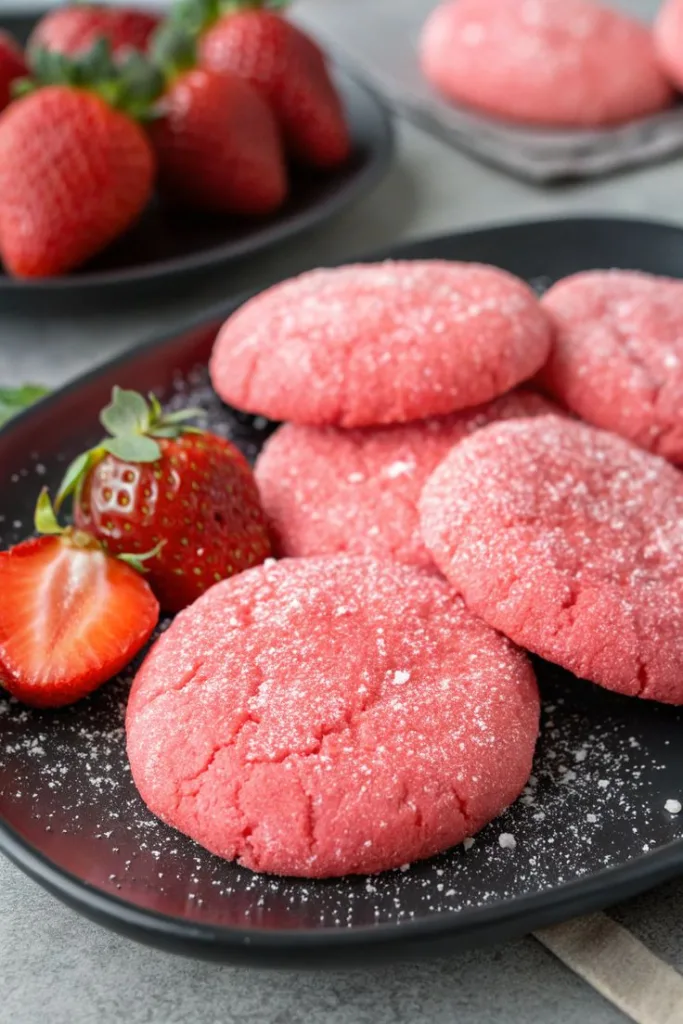Strawberry Sugar Cookies Recipe