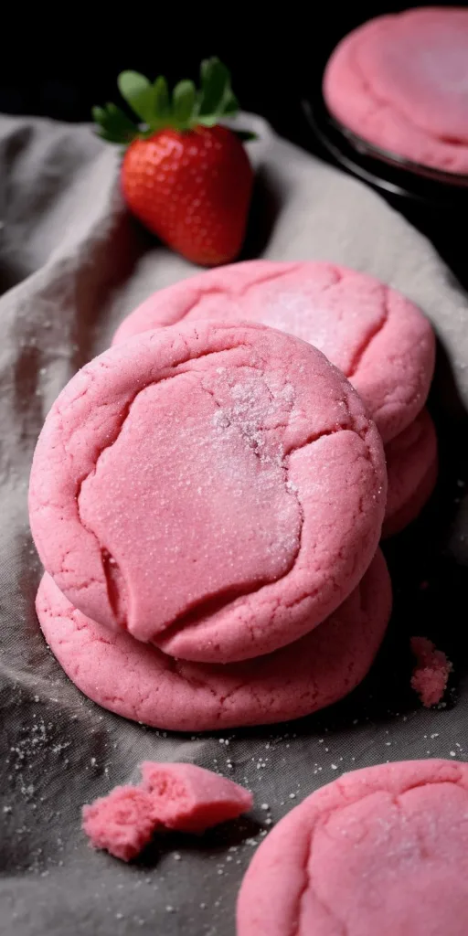 Strawberry Sugar Cookies Recipe