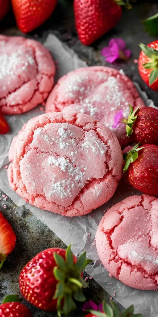 Strawberry Sugar Cookies Recipe