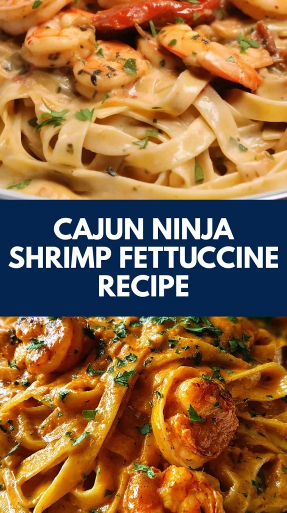 Cajun Ninja Shrimp Fettuccine Recipe
