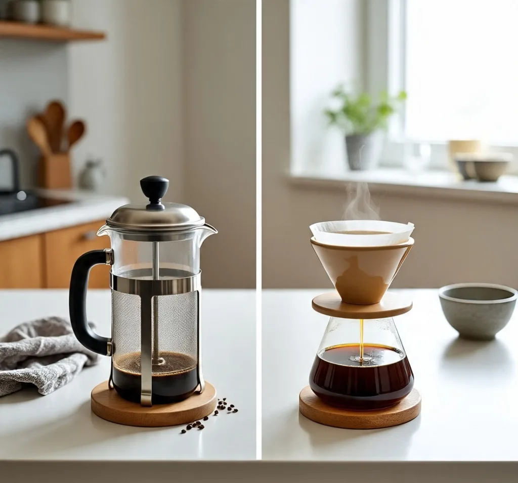 Compare Coffee Brewing Methods Like Pour-Over and French Press. Which One Is Easier To Make