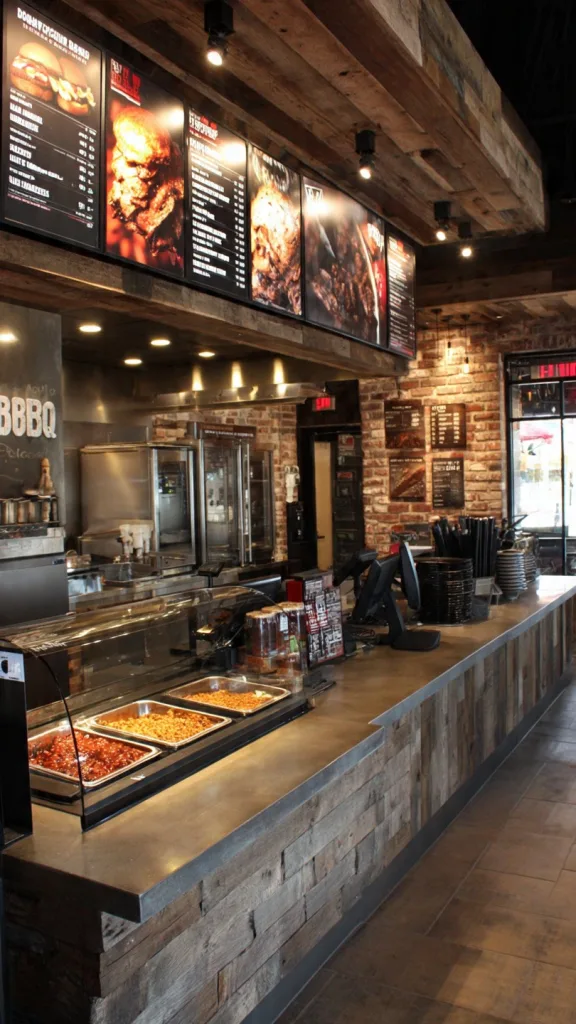 Barbecue Fast Food Restaurants