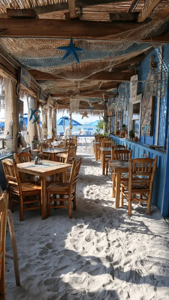 10 Best ACNH Restaurant Ideas to Transform Your Island 2 Beachside Seafood Shack ACNH Restaurant