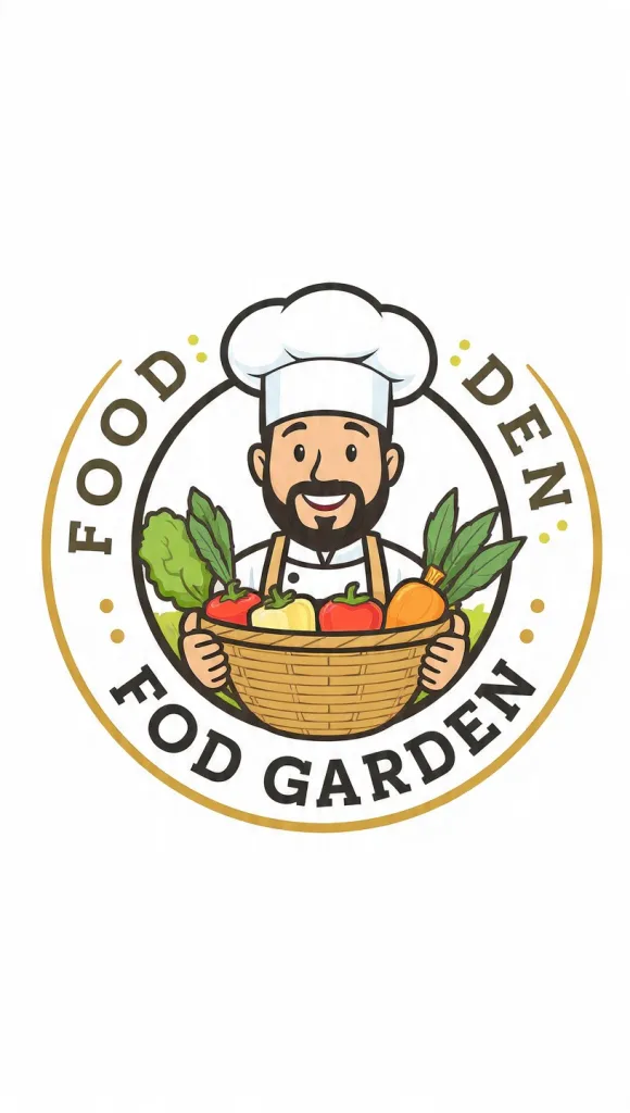 Chef Mascot Restaurant Logo