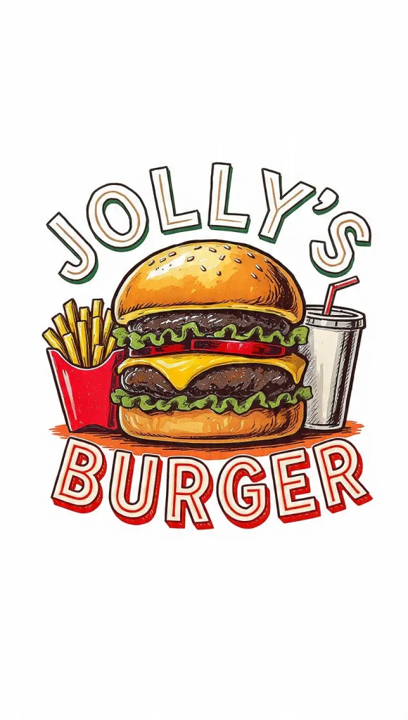 Food Illustration Restaurant Logo