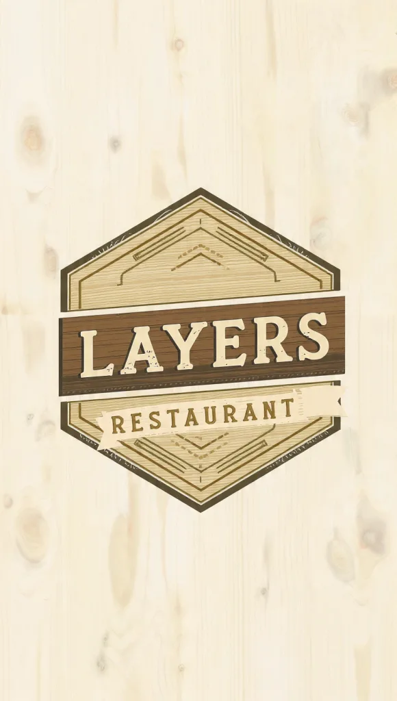 Geometric Restaurant Logo