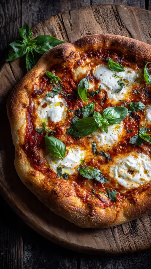 Margherita Pizza with Fresh Basil