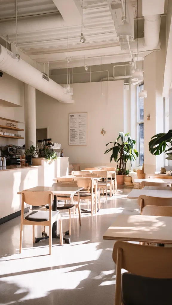 Modern Minimalist Café