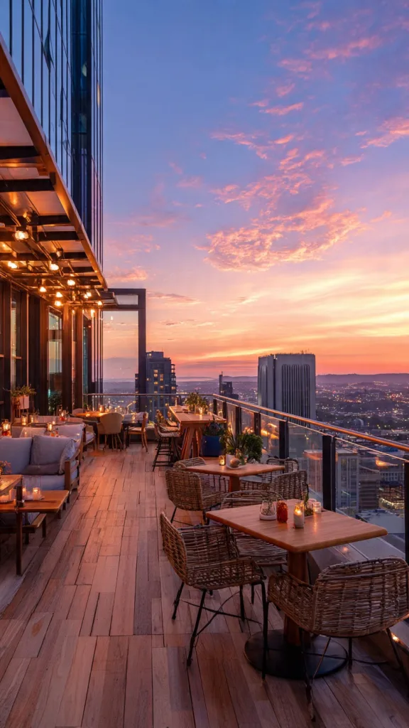 Rooftop Elegant Restaurant