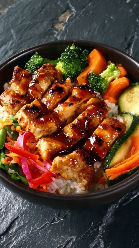 Teriyaki Chicken Rice Bowl