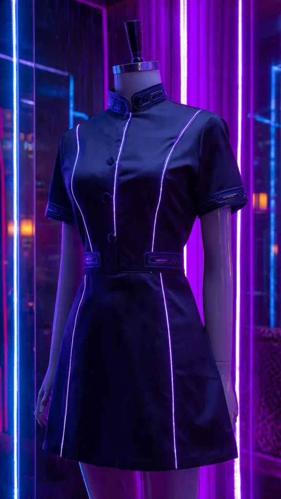 The High-Tech Cyberpunk Neon Bistro