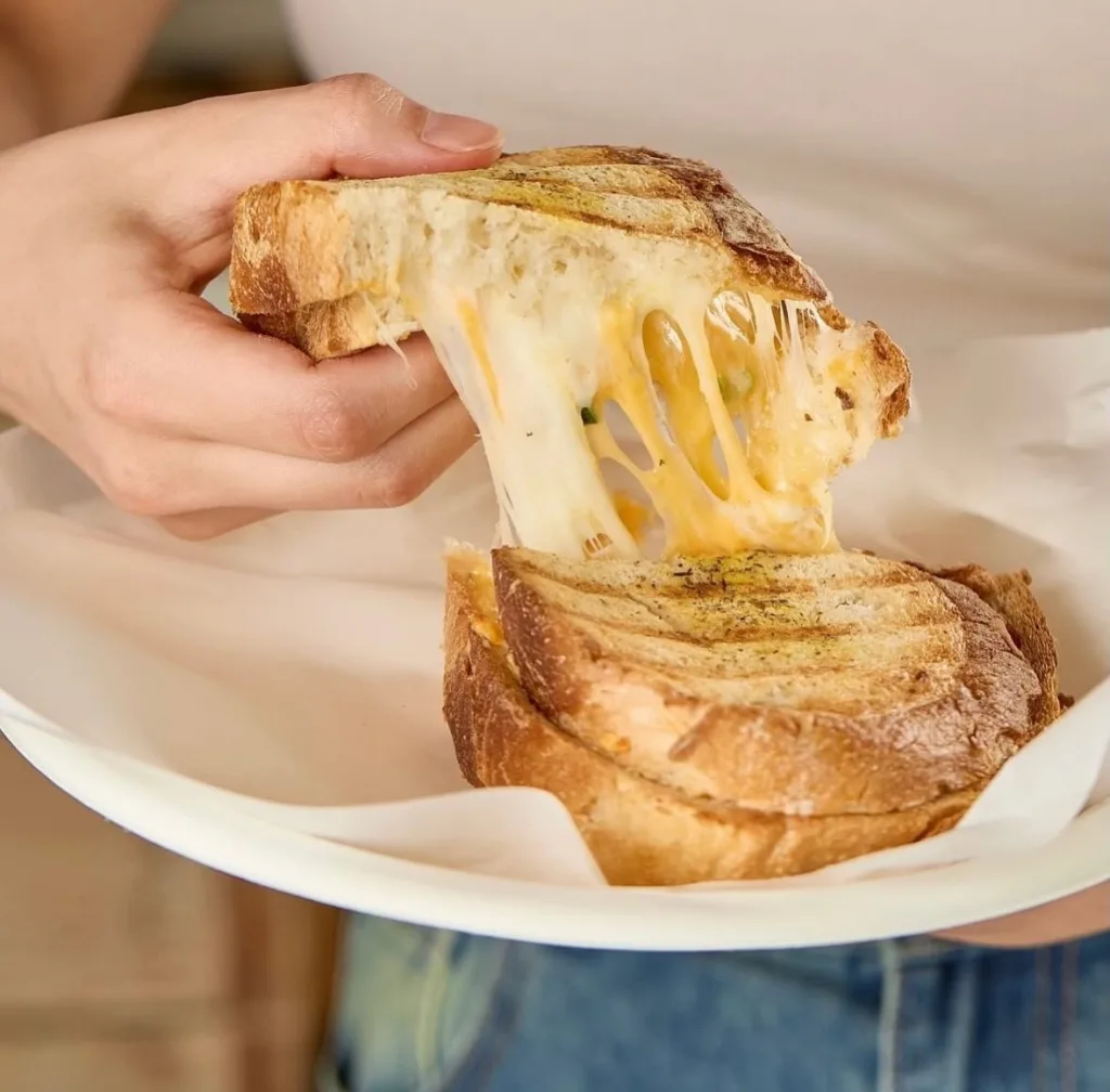 Fun-Shaped Grilled Cheese Sandwich