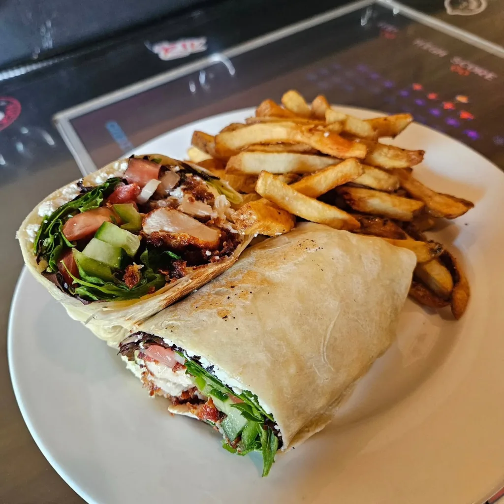 Healthy Chicken and Veggie Wrap